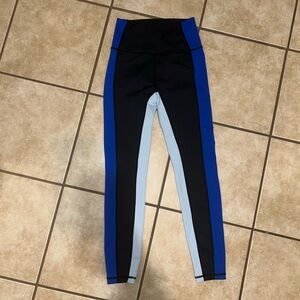 WILO Women's Leggings Active Athleisure Athletic Yoga Work-Out Color Block xs